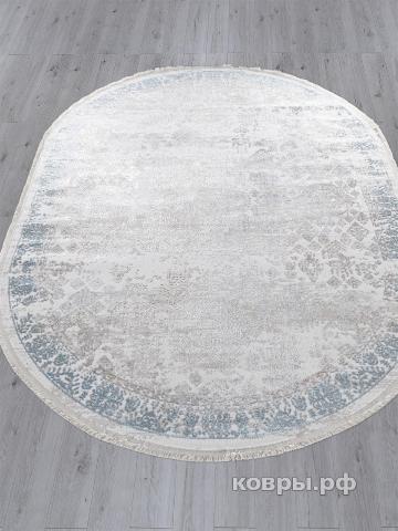 ковер Ковер ARDA EFSAN L252A CREAM SHRINK / BLUE FDY Овал — фото 2