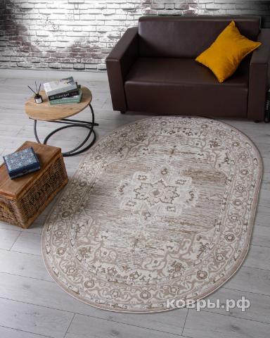 ковер Ковер ALPIN NOVA 04089A CREAM HB / LIGHT GRI HB Овал — фото 3