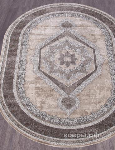 ковер KARMEN HALI ARMINA 04037C GREY / BROWN Овал — фото 2