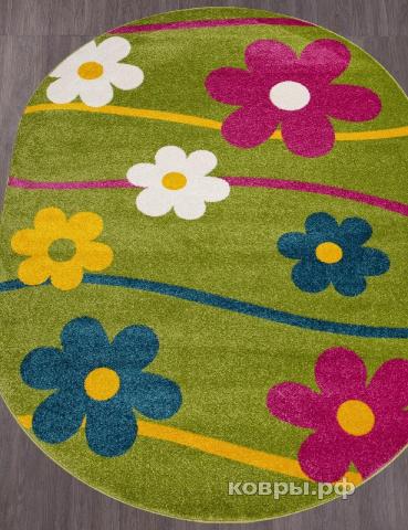 ковер MERINOS RIO 1021 GREEN Овал — фото 2