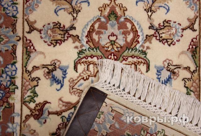 ковер ручной работы Иранский ковер ручной работы из шелка и шерсти Tabriz (Табриз)  1.6x0.53 — фото 4