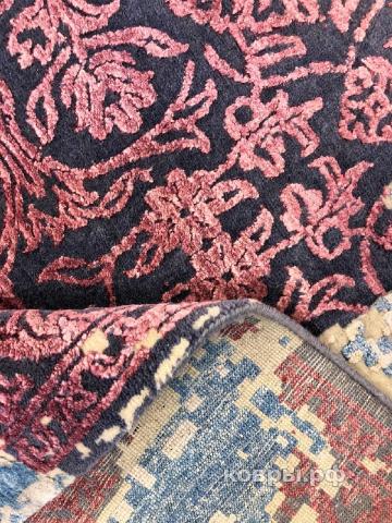 ковер ручной работы Индийский ковер ручной работы из шелка и шерсти 3.06x2.03 — фото 2