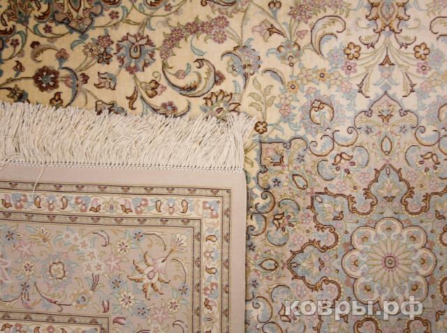 ковер ручной работы Шелковый Иранский ковер ручной работы Qum (Кум) 1.98x1.28 — фото 3