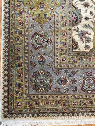 ковер ручной работы Шерстяной Индийский ковер ручной работы 2.5x3.01 — фото 2