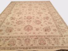 Шелковый Афганский ковер ручной работы Сhoubi Ziegler (Чуби зиглер) 3.56x2.71