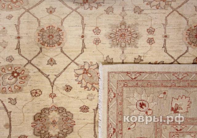 ковер ручной работы Шелковый Афганский ковер ручной работы Сhoubi (Чуби) 2.93x2.44 — фото 3