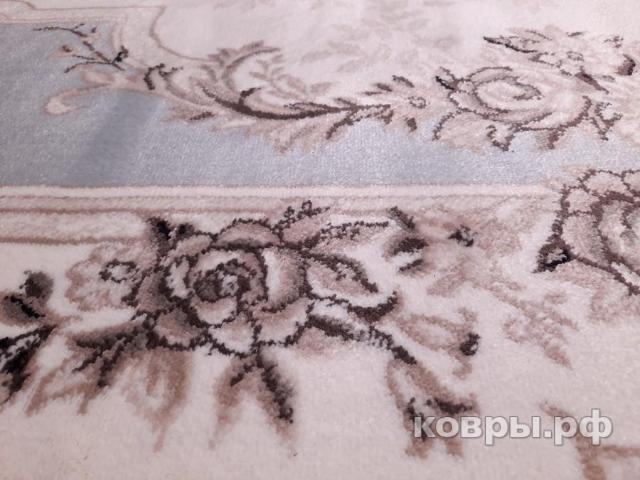 ковер Merinos Valencia Deluxe 4015 l.blue-brown овал — фото 5