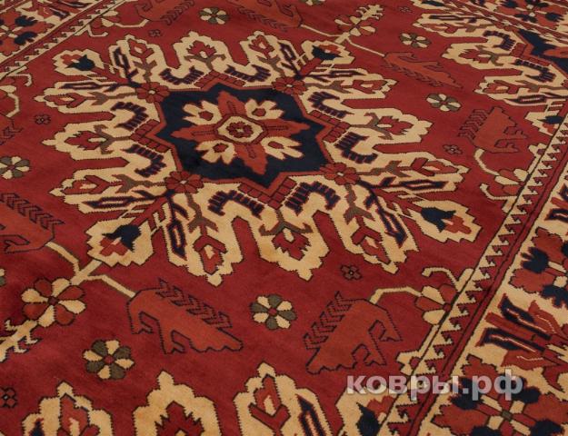 ковер ручной работы Пакистанский ковер ручной работы Меринос 1.55x1.9м — фото 10