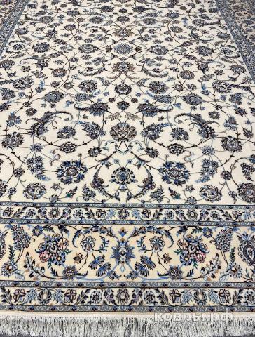 ковер ручной работы Иранский ковер ручной работы из шелка и шерсти Nain (Наин) 4.06x3.02 — фото 2