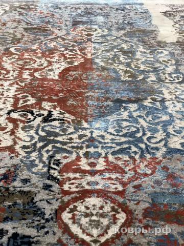 ковер ручной работы Индийский ковер ручной работы из шелка и шерсти 3.07x2.48 — фото 5