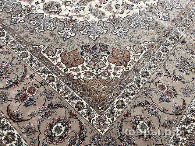 ковер ручной работы Иранский ковер ручной работы из шелка и шерсти Isfahan (Исфахан) 4.1x3.1 — фото 5