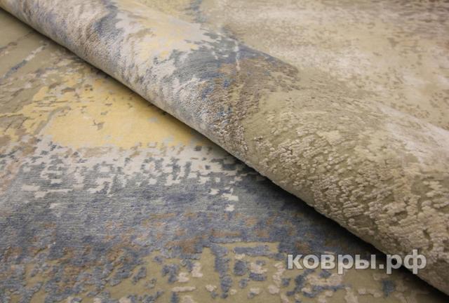 ковер ручной работы Индийский ковер ручной работы из шелка и шерсти 4.34x3.1 — фото 5