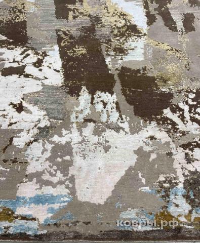 ковер ручной работы Индийский ковер ручной работы из шелка и шерсти 3.64x2.75 — фото 6