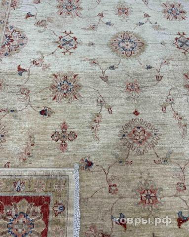 ковер ручной работы Афганский ковер ручной работы из шелка и шерсти Сhoubi Ziegler (Чуби зиглер) 2.41x1.78 — фото 4