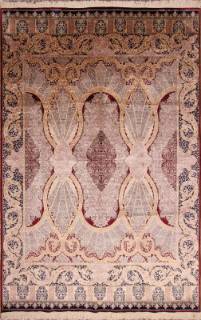 Шелковый Китайский ковер ручной работы 1.7x2.5