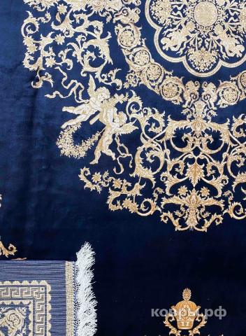 ковер ручной работы Шелковый Иранский ковер ручной работы Qum (Кум) 4x3 — фото 3