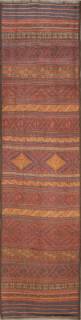 Шерстяной Афганский ковер ручной работы Kilim (Килим) 2.5x0.6 Шерстяной Афганский ковер ручной работы Kilim (Килим) 2.5x0.6