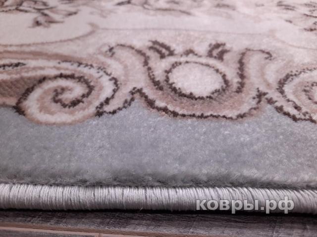 ковер Merinos Valencia Deluxe 4015 l.blue-brown овал — фото 6