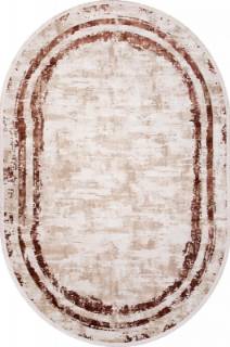 Ковер LISSABON SI053K BROWN / BROWN Овал