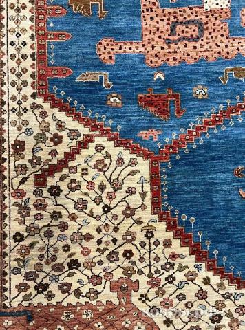 ковер ручной работы Шерстяной Индийский ковер ручной работы 4.23x3.02 — фото 3