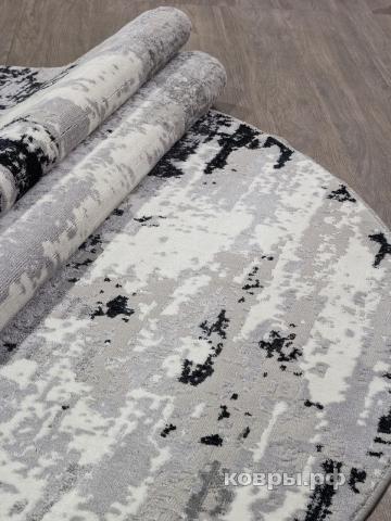 ковер Ковер MERINOS PALERMO F279 DARK GRAY Овал — фото 4