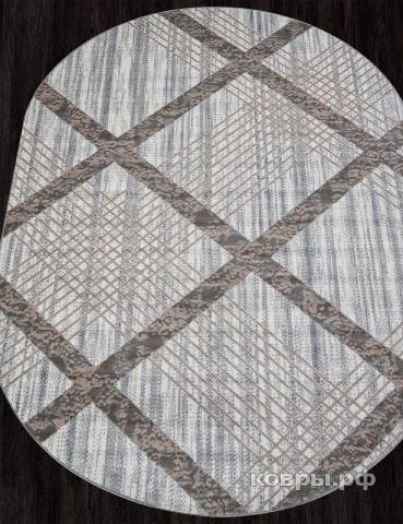 ковер Ковер MERINOS SIERRA F351 CREAM-BLUE Овал — фото 2