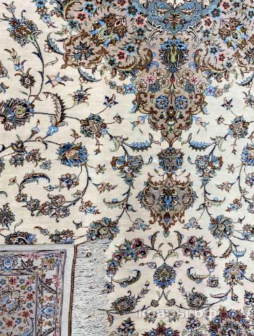 ковер ручной работы Шелковый Иранский ковер ручной работы Qum (Кум) 2.97x1.96 — фото 5