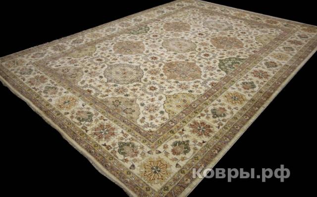 ковер ручной работы Шелковый Афганский ковер ручной работы Сhoubi (Чуби) 4.18x3.01 — фото 2