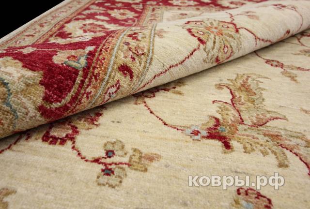 ковер ручной работы Шелковый Афганский ковер ручной работыСhoubi (Чуби)  3.42x2.47 — фото 5