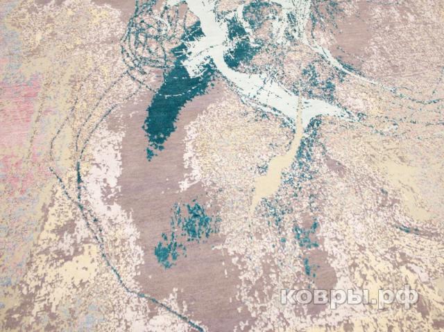 ковер ручной работы Индийский ковер ручной работы из шелка и шерсти 2.73x3.73 — фото 3