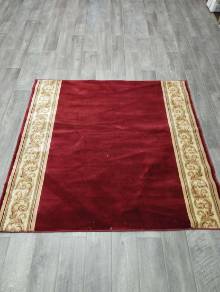 Коврик №174 - красный, размер 1,9 на 1,9