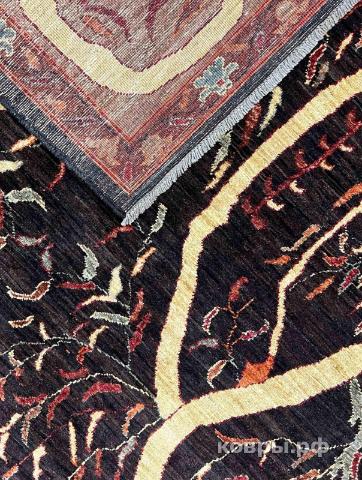 ковер ручной работы Шелковый Афганский ковер ручной работы Сhoubi (Чуби) 3.25x2.68 — фото 4