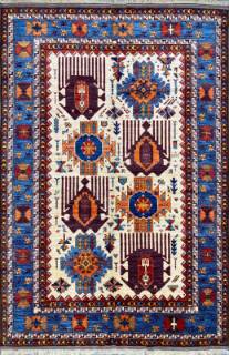 Шелковый Афганский ковер ручной работы Temir Baluch (Темир Балуч) 2.9x2.06