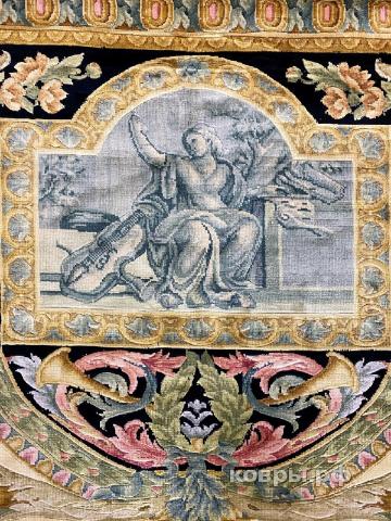 ковер ручной работы Китайский ковер ручной работы из шелка и шерсти Savonnery (Савоннери) 3.03x2.52 — фото 2