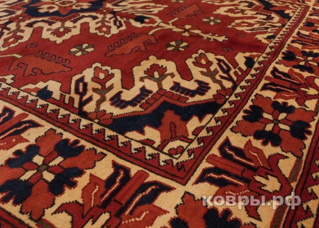 ковер ручной работы Пакистанский ковер ручной работы Меринос 1.55x1.9м — фото 12