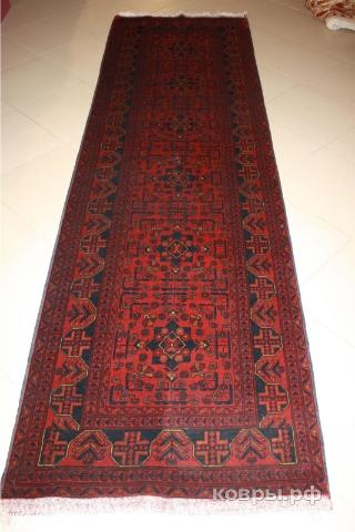 ковер ручной работы Афганский ковер ручной работы Хамамади 0.87x2.97м — фото 2