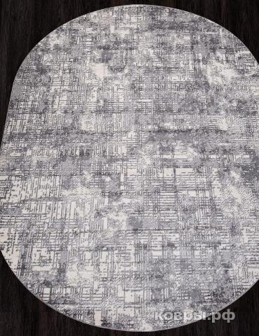 ковер MERINOS TORNADO F050 GRAY Овал — фото 2