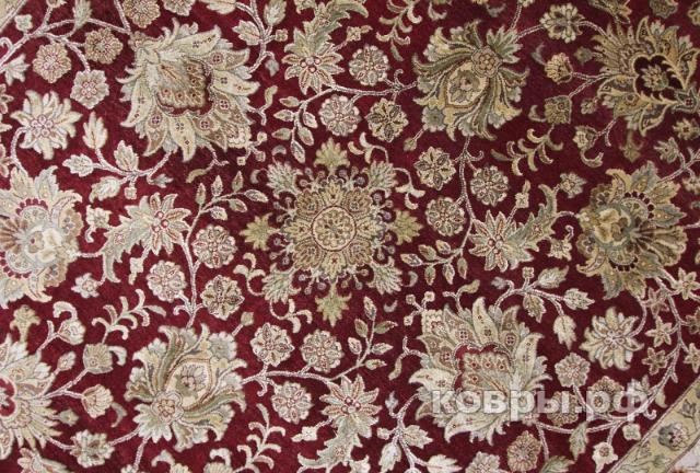 ковер ручной работы Индийский ковер ручной работы из шелка и шерсти Aurora (Аврора) 2.78x1.85 — фото 3