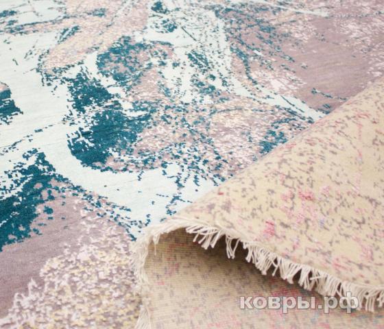 ковер ручной работы Индийский ковер ручной работы из шелка и шерсти 2.73x3.73 — фото 4