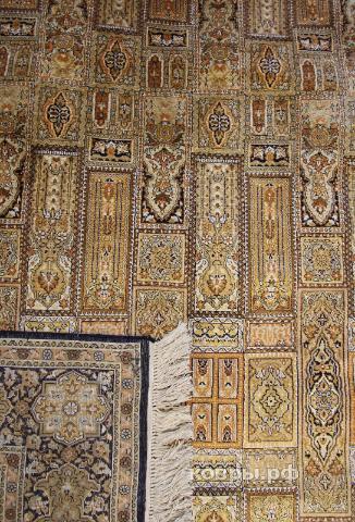 ковер ручной работы Шелковый Индийский ковер ручной работы Kashmir (Кашмир Хешти)2.19x1.49 — фото 3