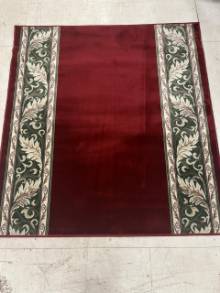 Коврик № 1388,бордовый,размер 1,5 на 1,6 метра