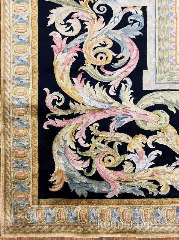 ковер ручной работы Китайский ковер ручной работы из шелка и шерсти Savonnery (Савоннери) 3.03x2.52 — фото 3