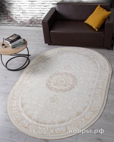 ковер Ковер ARDA ZARINA M107A CREAM / CREAM Овал — фото 3