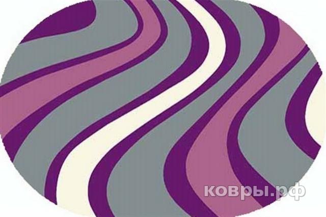 ковер Merinos Sunrise v802 GRAY-LILAC Овал