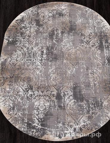 ковер KARMEN HALI ARMINA 04078C GREY / BROWN Овал — фото 2