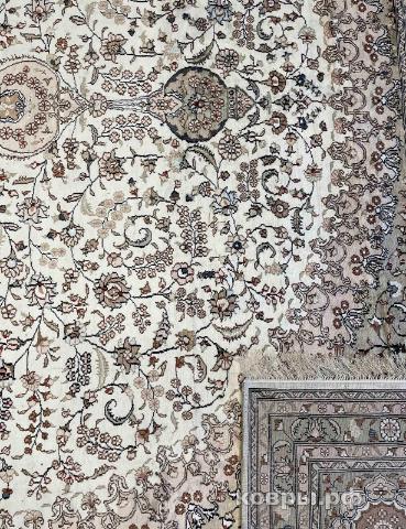 ковер ручной работы Шелковый Китайский ковер ручной работы 5.95x4.19 — фото 7