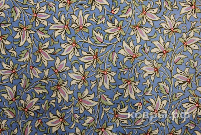 ковер ручной работы Шелковый Иранский ковер ручной работы Qum (Кум Майсуми) 5.1x3.47 — фото 8