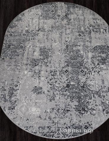 ковер Ковер MERINOS PALERMO F281 DARK GRAY Овал — фото 2