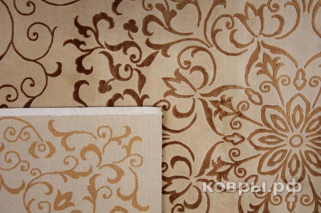 ковер ручной работы Китайский ковер ручной работы из шелка и шерсти Tibet (Тибет) 2.74x3.66 — фото 5