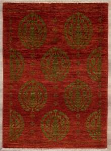 Пакистанский ковер ручной работы Чуби модерн 1.02x1.42м